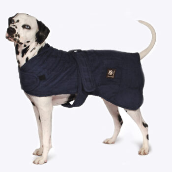Dog Drying Robe Navy