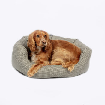 Vintage Dogstooth Deluxe Slumber Bed