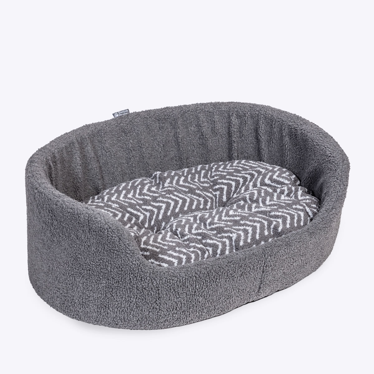Sherpa Fleece Charcoal Arrows Slumber Bed - Image 3