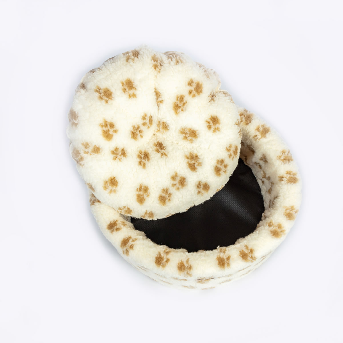 Cat Cosy Bed Cream - Image 2
