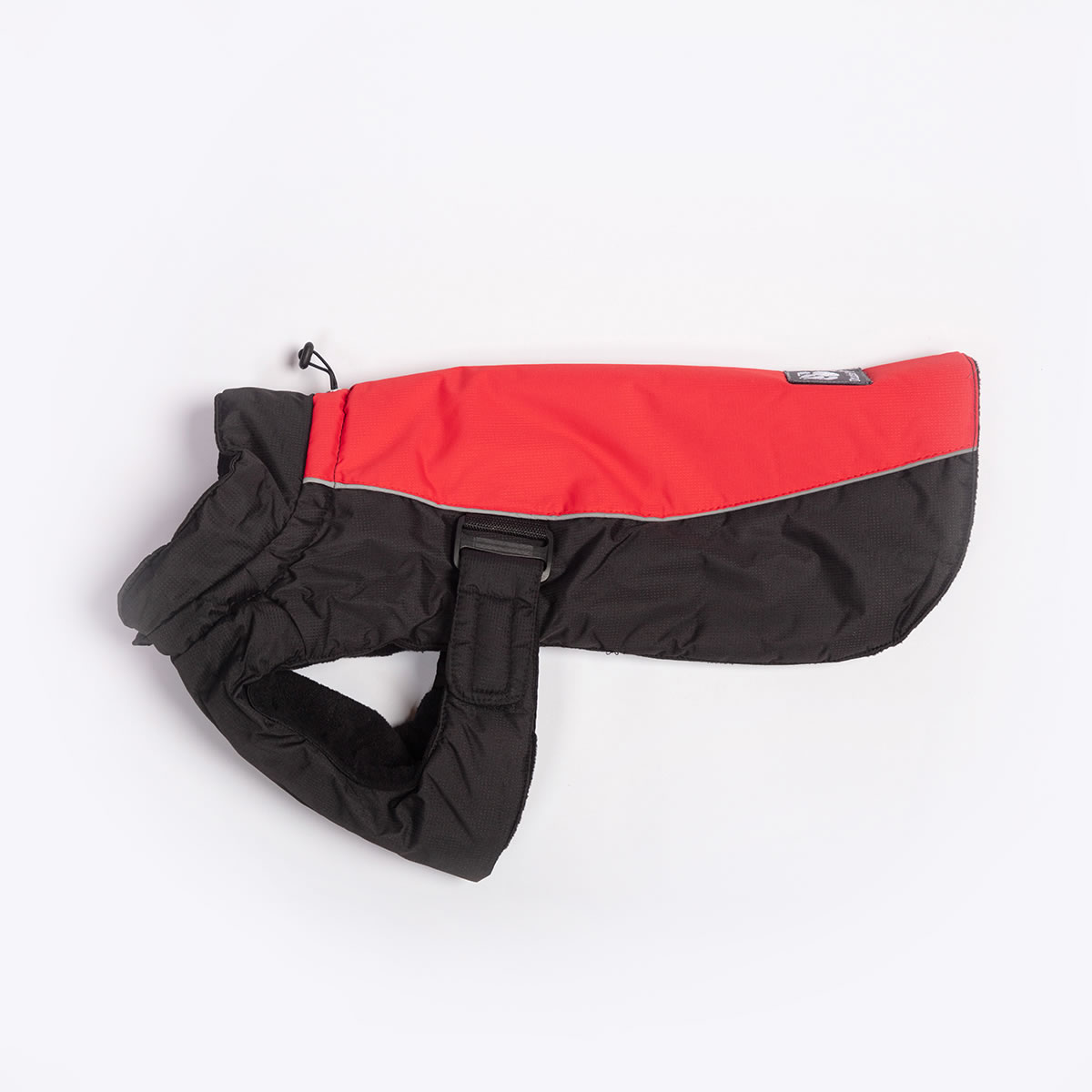 Sports Luxe Dog Coat Red/Black - Image 2