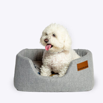 Colour Block Lux Slumber Bed Silver