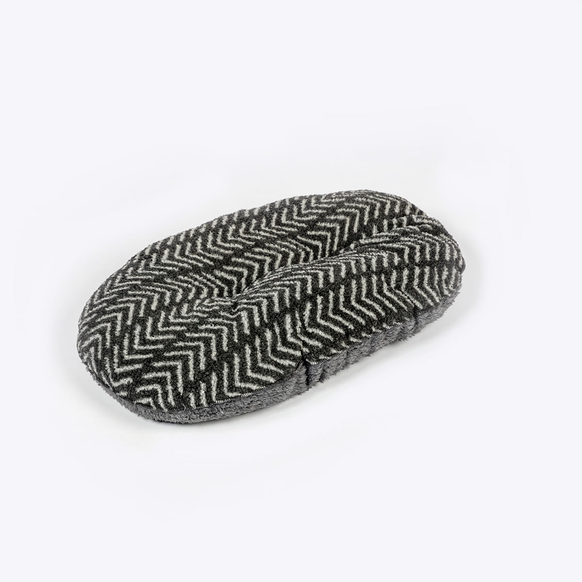 Sherpa Fleece Charcoal Arrows Quilted Mattress - Image 2