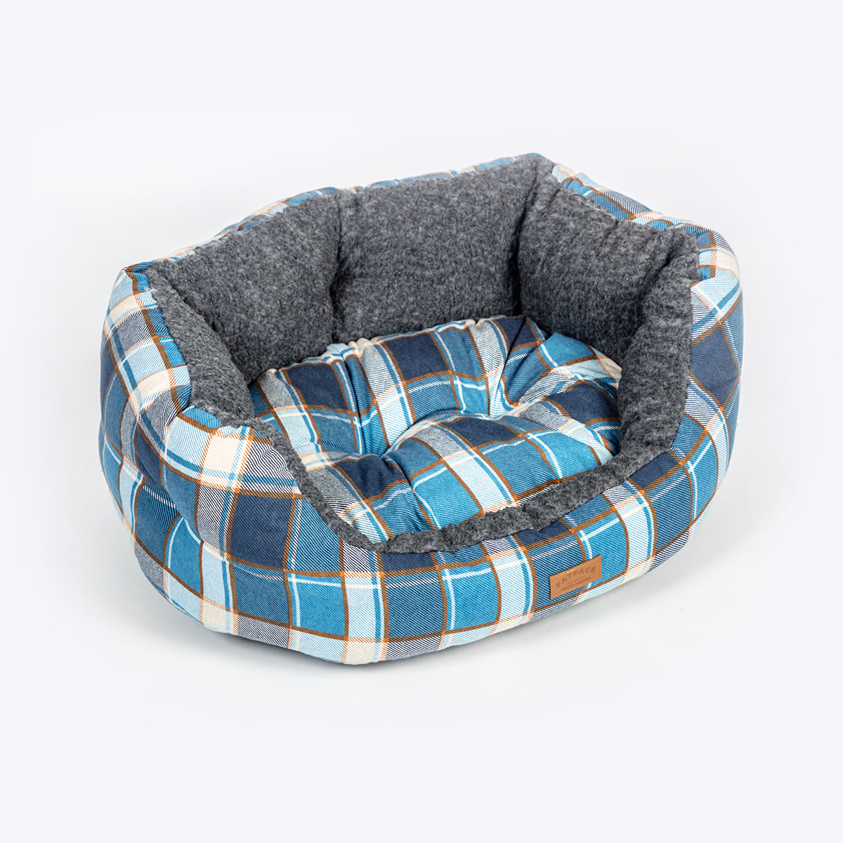FatFace Fleece Check Deluxe Slumber Bed - Image 2