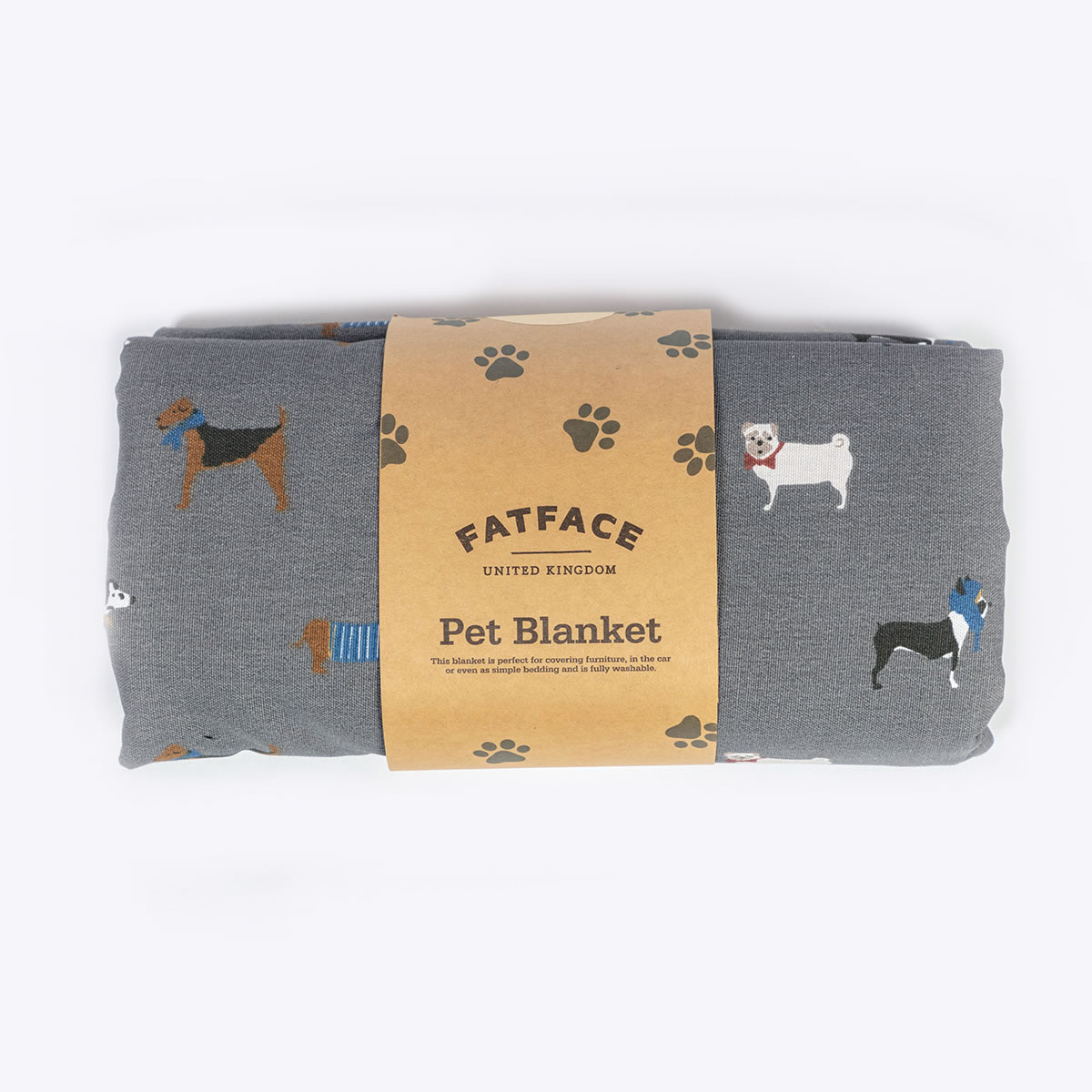 FatFace Marching Dogs Blanket - Image 2