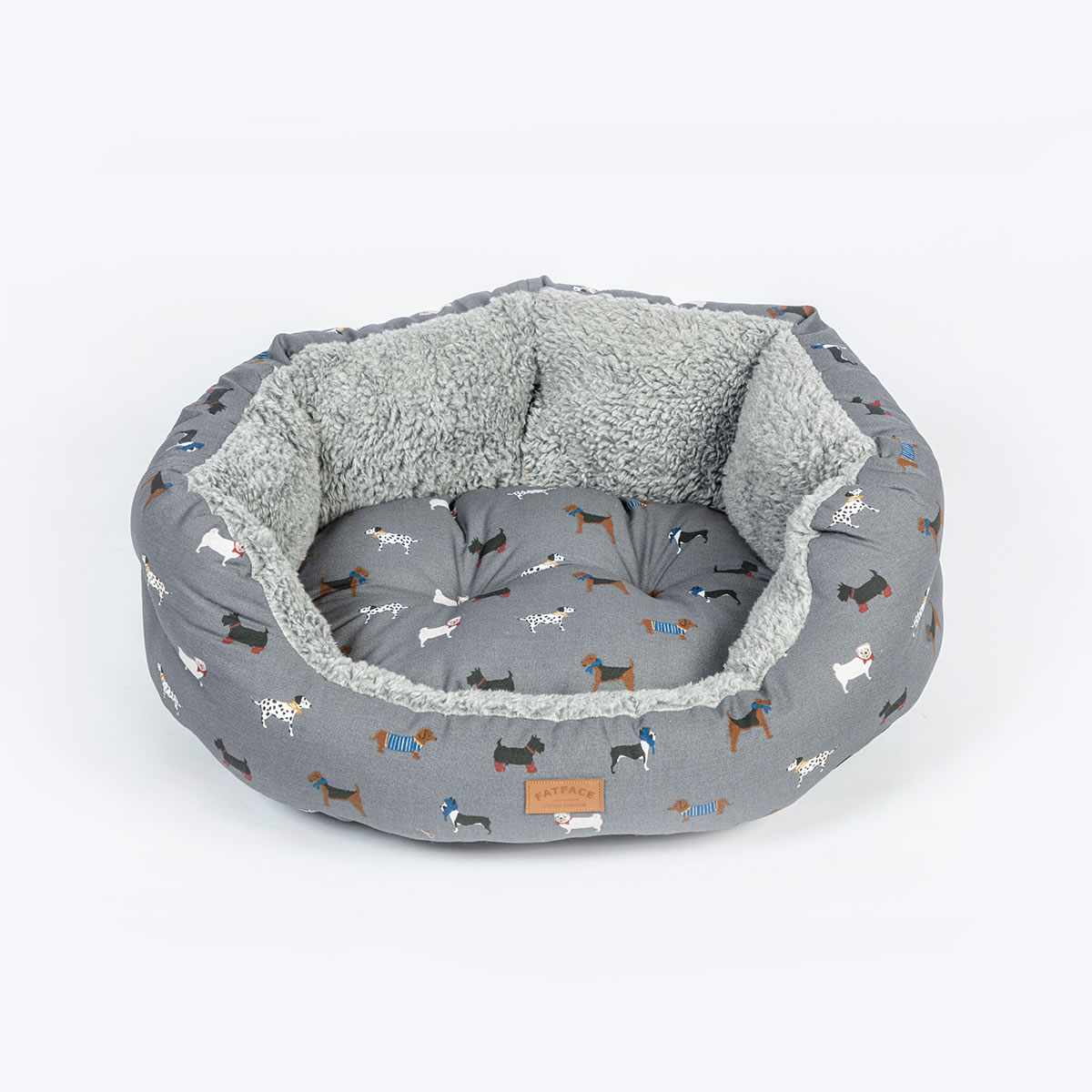 FatFace Marching Dogs Deluxe Slumber Bed - Image 4