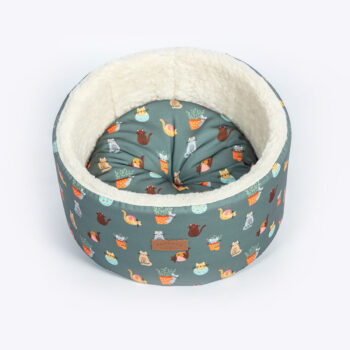 FatFace Mischievous Cats Cat Cosy Bed