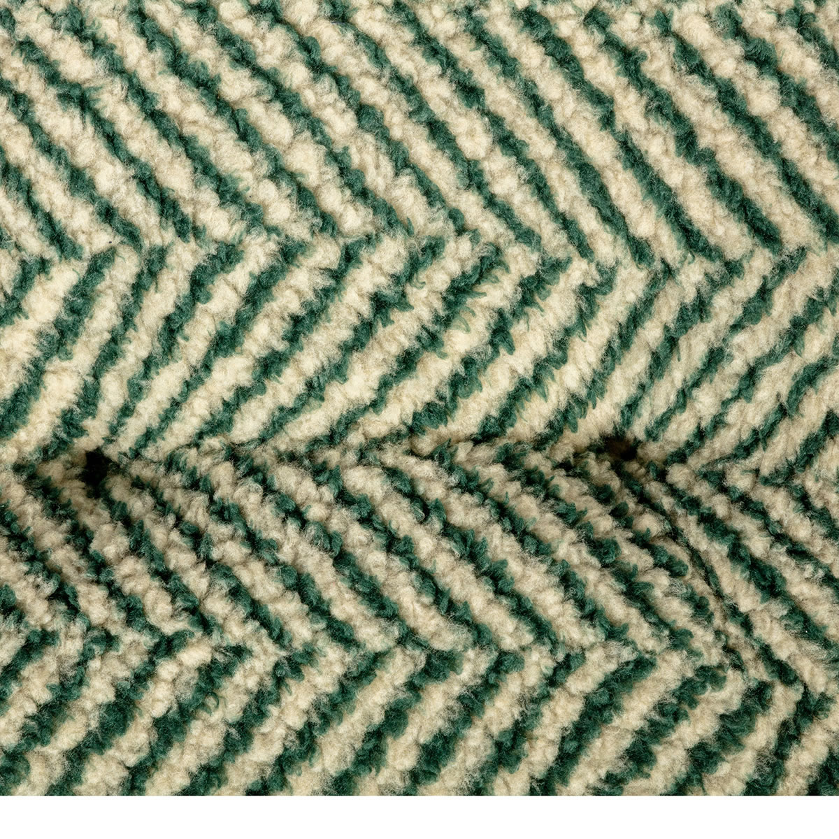 Sherpa Fleece Green Herringbone Quilted Mattress - Image 4