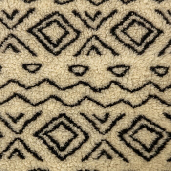 Sherpa Fleece Neutral Geometric Deep Duvet Cover