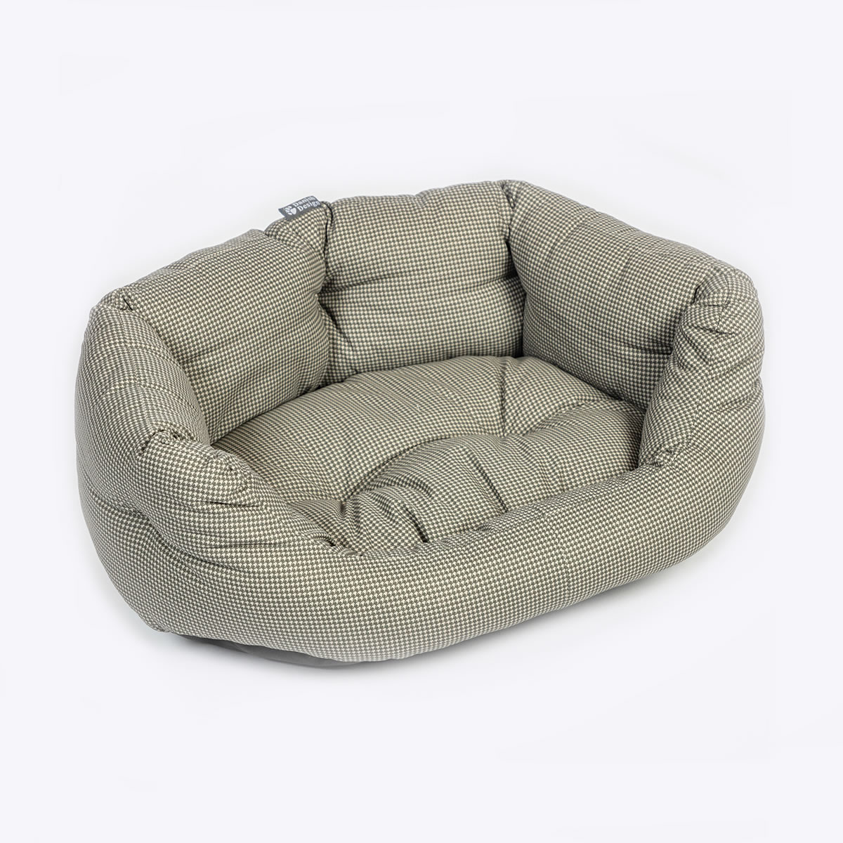 Vintage Dogstooth Deluxe Slumber Bed - Image 2