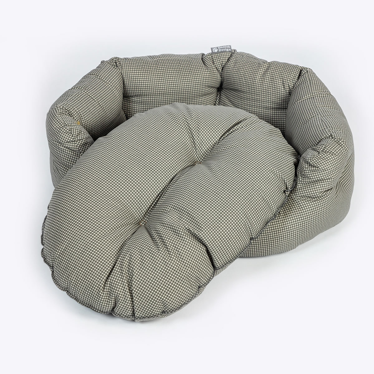 Vintage Dogstooth Deluxe Slumber Bed - Image 4