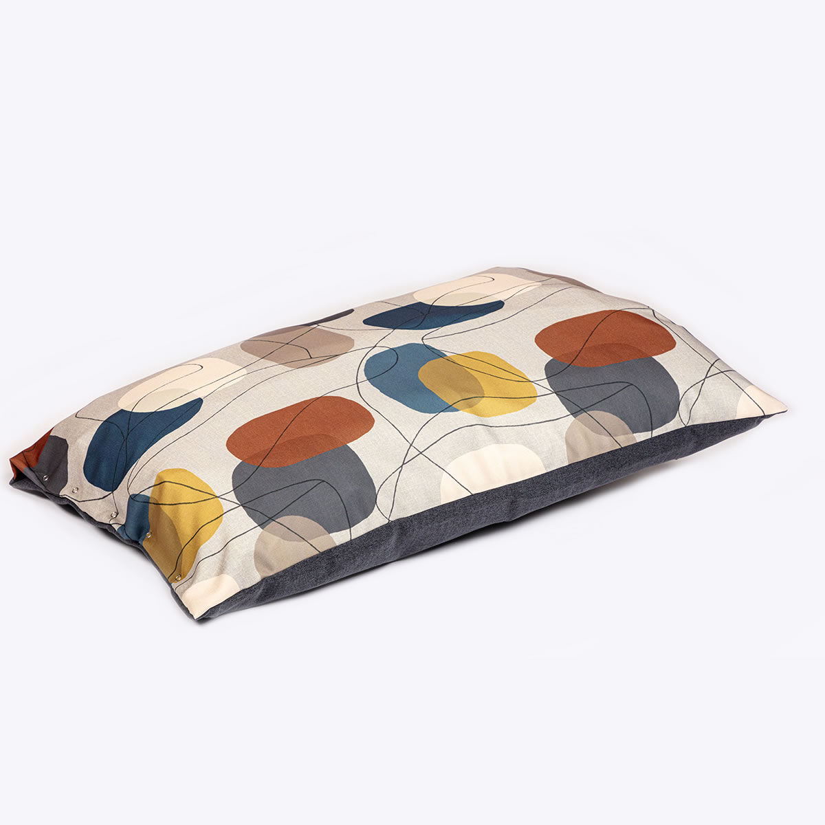 Colour Block Steel Deep Duvet - Image 2