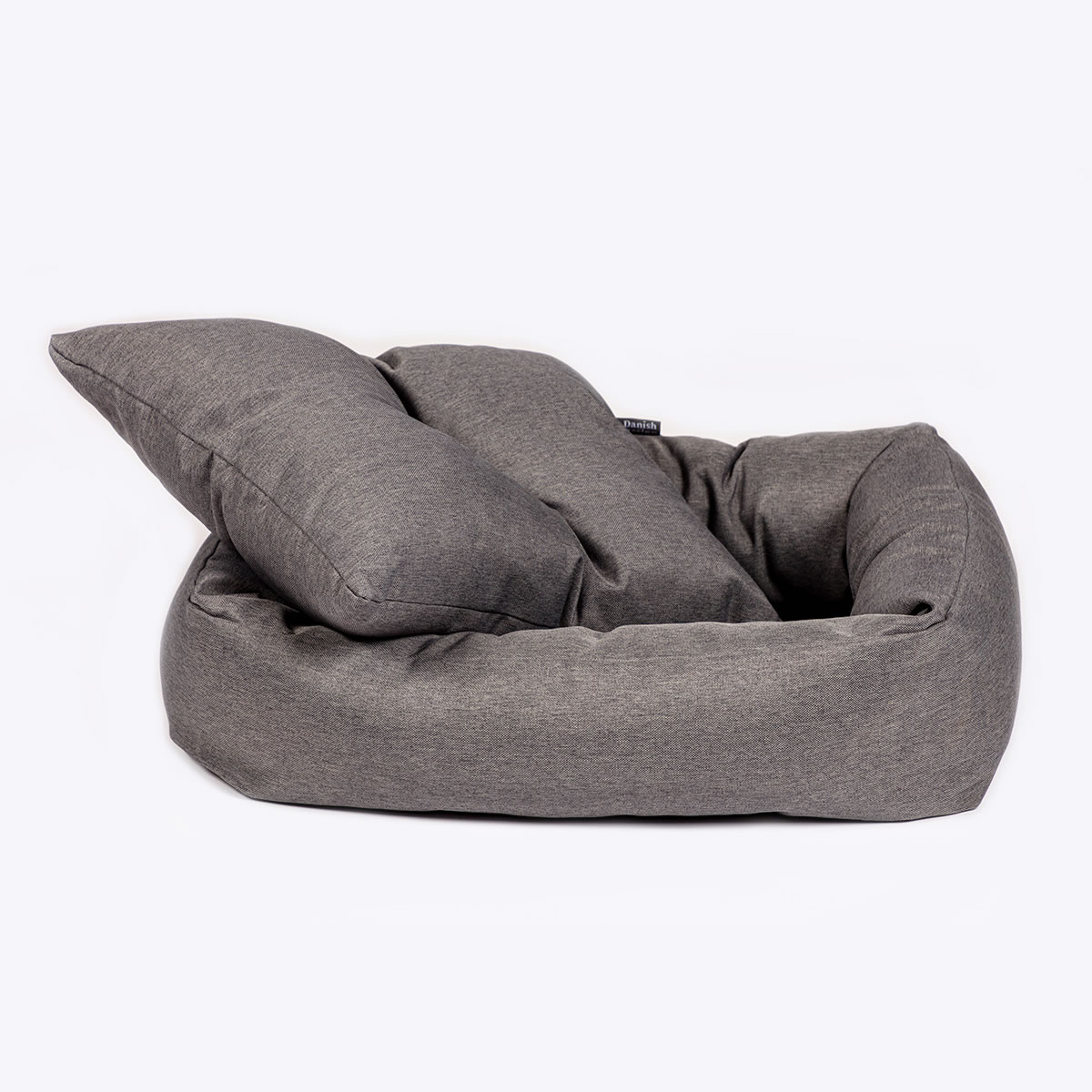 Anti-Bac Grey Snuggle Bed - Image 4