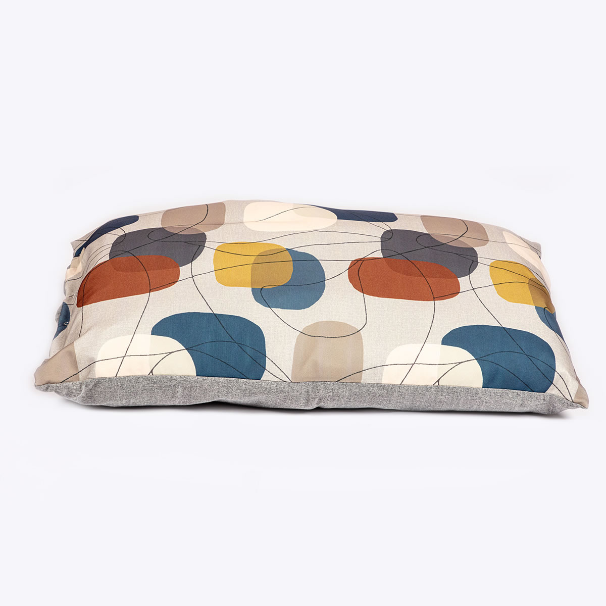Colour Block Silver Deep Duvet