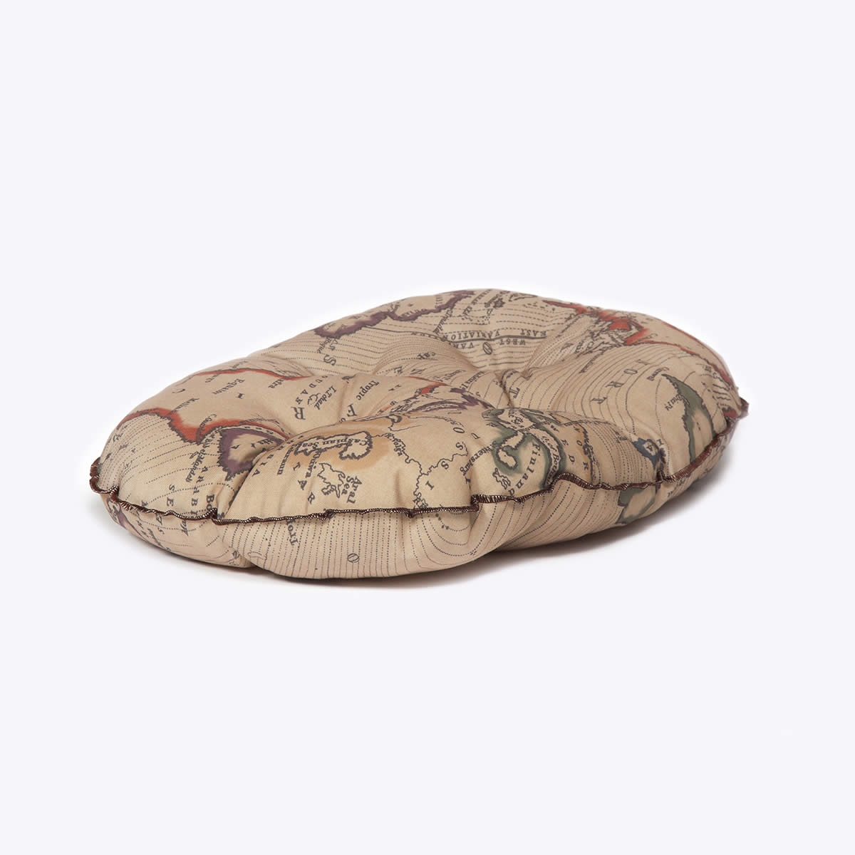 Vintage Maps Quilted Mattress