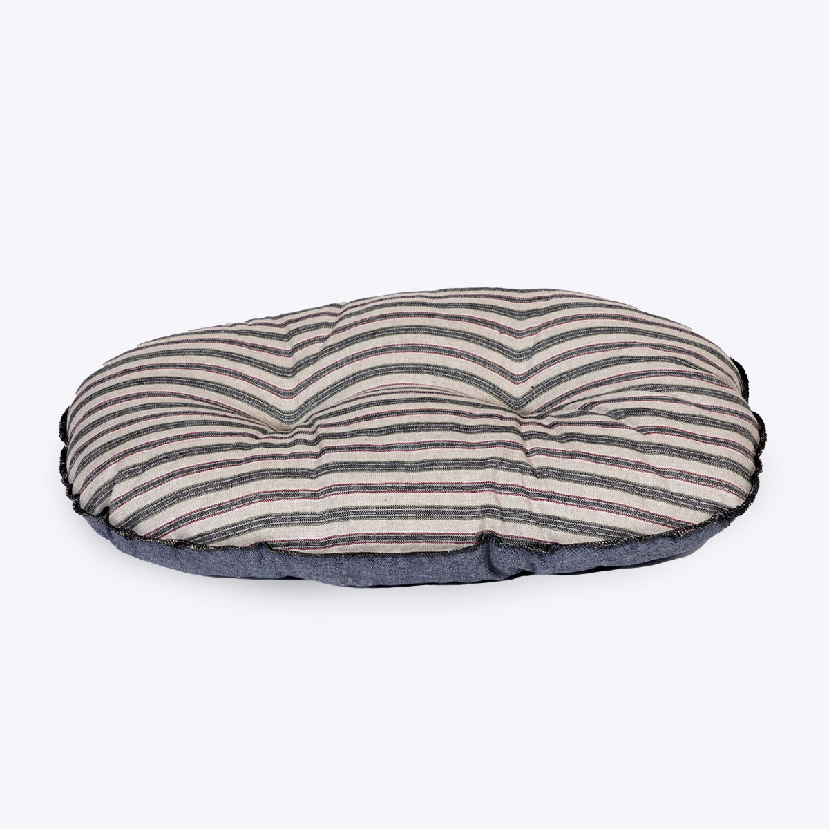 Rustic Stripes Denim Quilted Mattress - Image 2