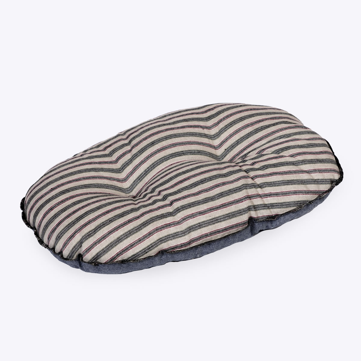 Rustic Stripes Denim Quilted Mattress - Image 3