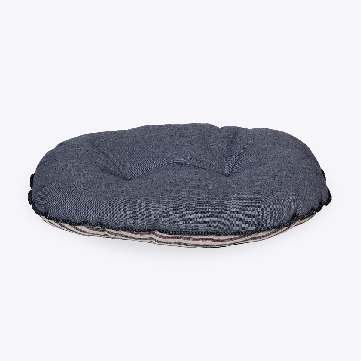 Rustic Stripes Denim Quilted Mattress - Image 4