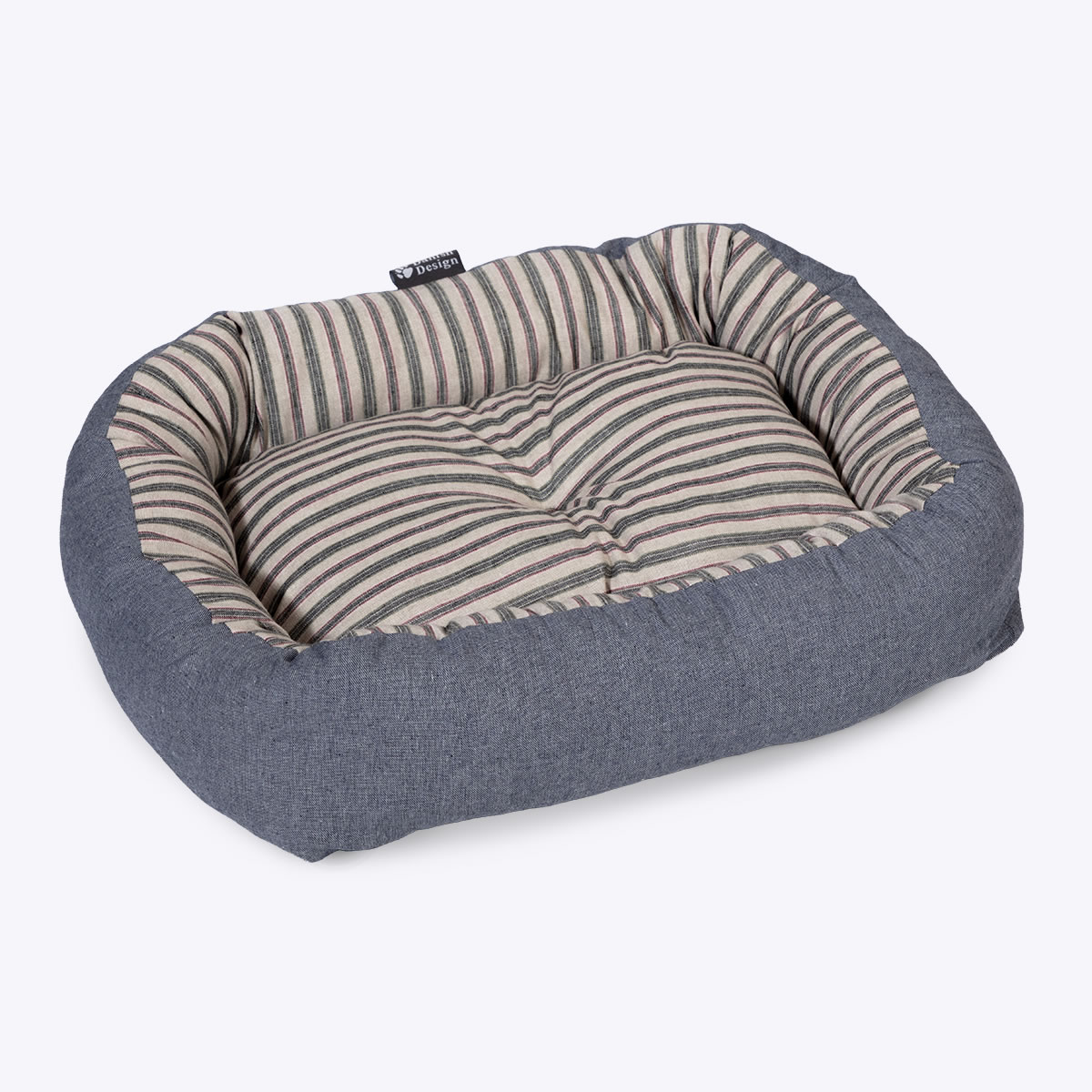 Rustic Stripes Denim Snuggle Bed - Image 3
