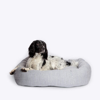 Rustic Stripes Grey Snuggle Bed