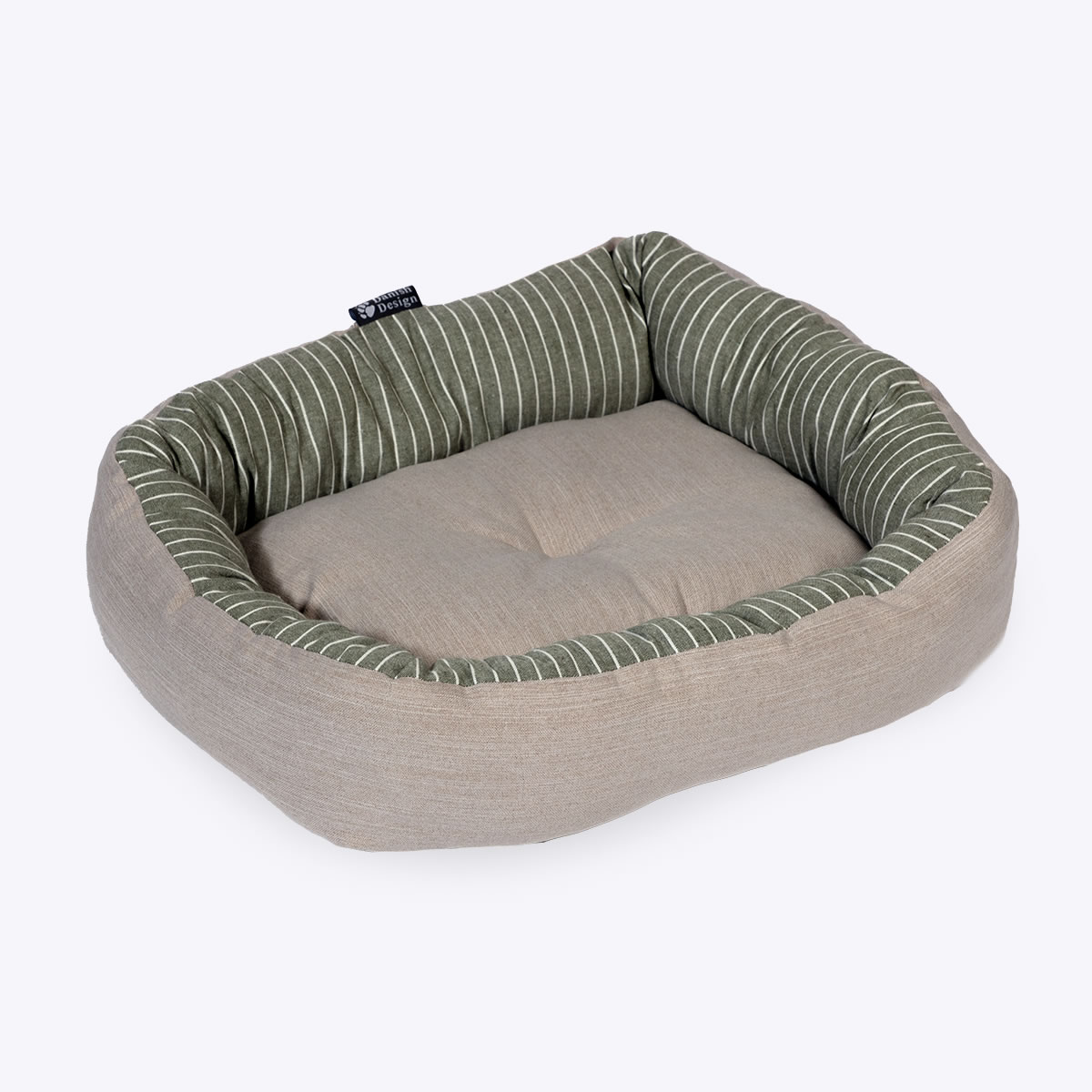 Rustic Stripes Sage Snuggle Bed - Image 3