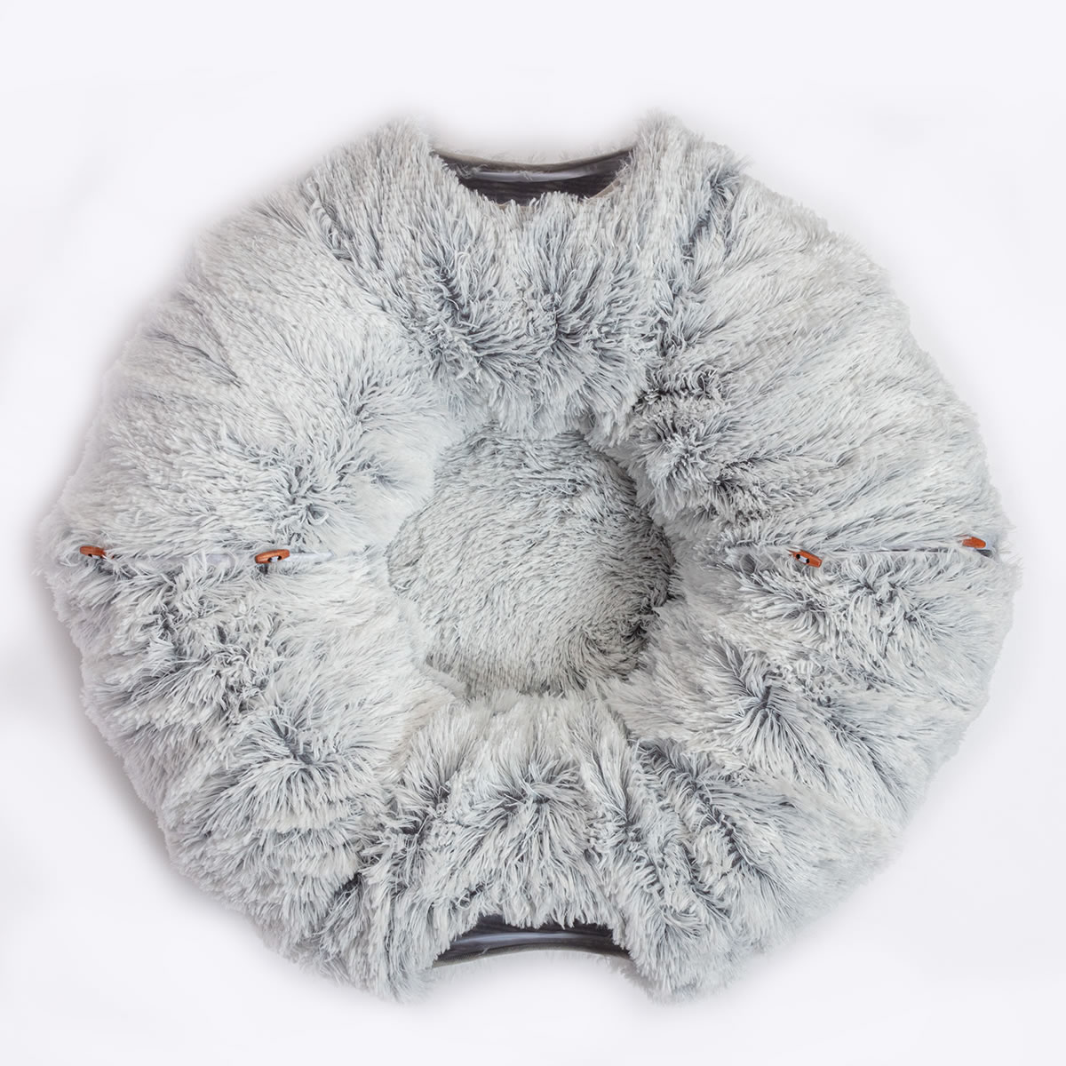 Cat Tunnel Fur Grey - Image 3