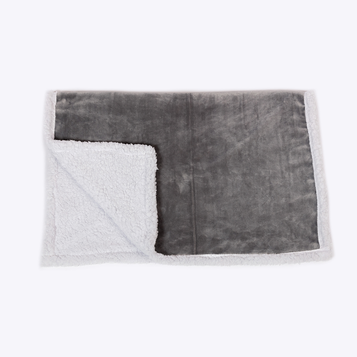 Danish Essentials Fur Blanket Silver - Image 3