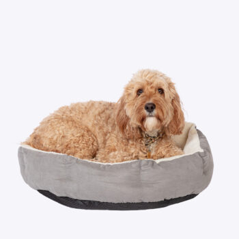 Danish Essentials Quilted Bed Silver